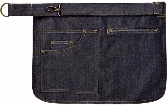 Premier Metro Poly-Cotton Hip Apron in Blue
