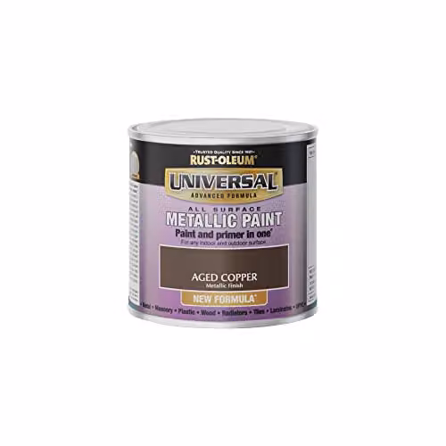 Rust-Oleum Universal Metallic Bronze Paint, 250ml – 4