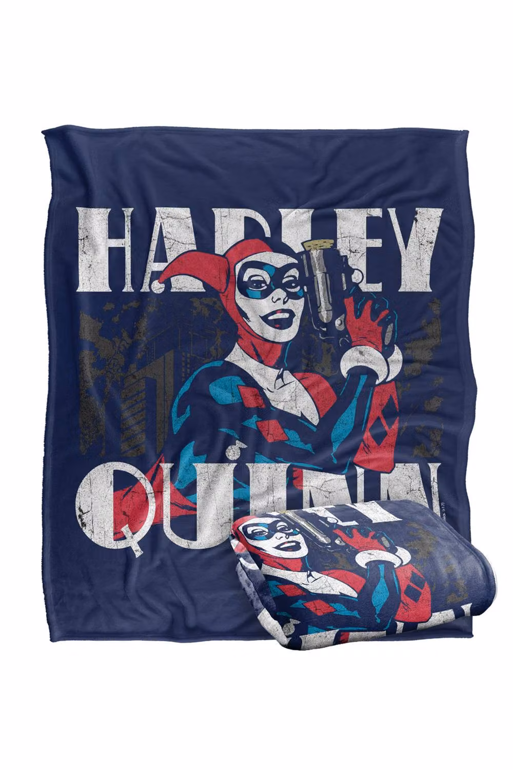 Warner Bros. Batman and Harley Quinn Super Soft Fleece Throw Blanket, Multicolour – 6