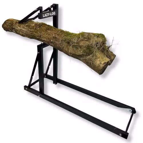 Ark Mat Foldable Steel Saw Horse in Black, W/D/H: 121 x 40 x 7 cm