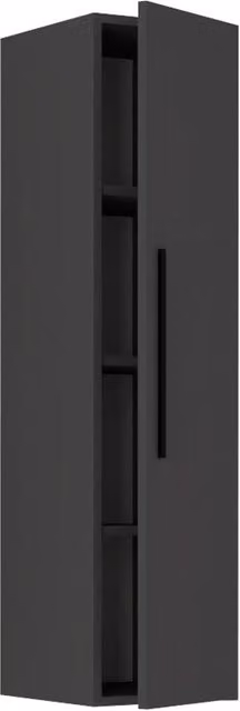 VCM Arila XL Wooden Folding Wall Shelf Cabinet in Dark Grey, W/D/H: 115 x 30 x 30 cm – 1