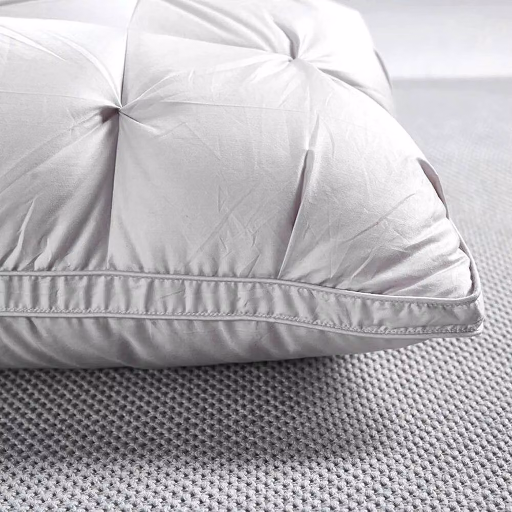 FLAVORA White Luxury Hotel Anti-Allergic Soft Support Cot Pillow – 4