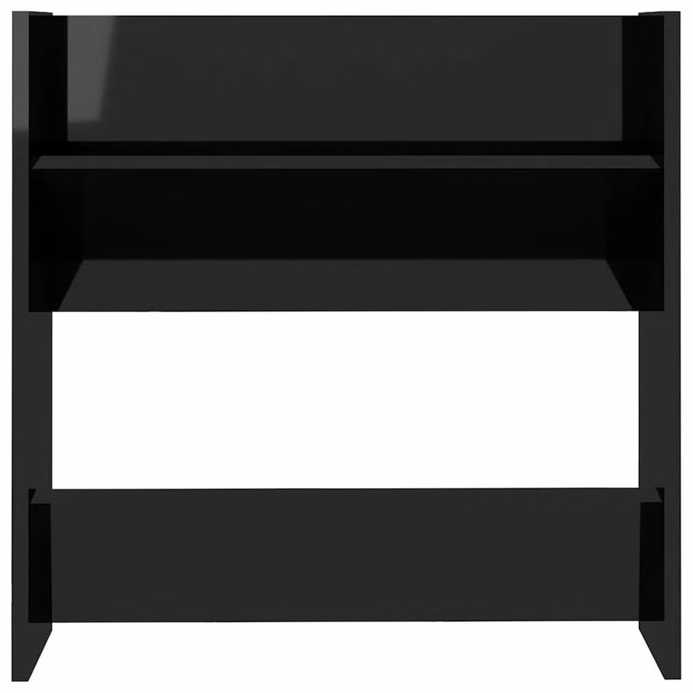 Berkfield Home Set of 4 High Gloss Black Wall Mounted Shoe Cabinets, W: 60 cm, D: 18 cm, H: 60 cm – 5