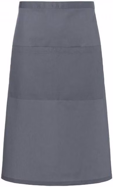 Karlowsky Double Pocket Bistro Apron in Dark Grey