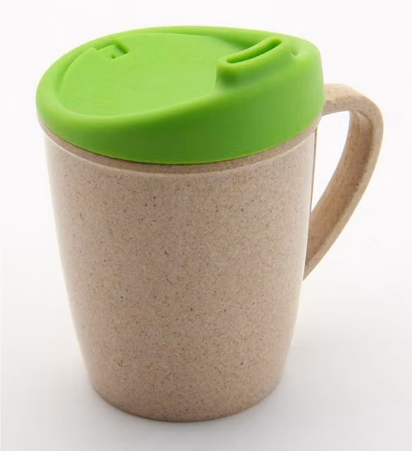 Olpro Husk Baby Mug in Light Green made from Rice Husk