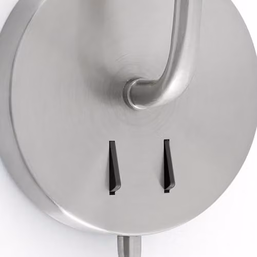 Faro Barcelona Berni 29331 LED Wall Light with Silver Metal Body and White Fabric Shade – 4