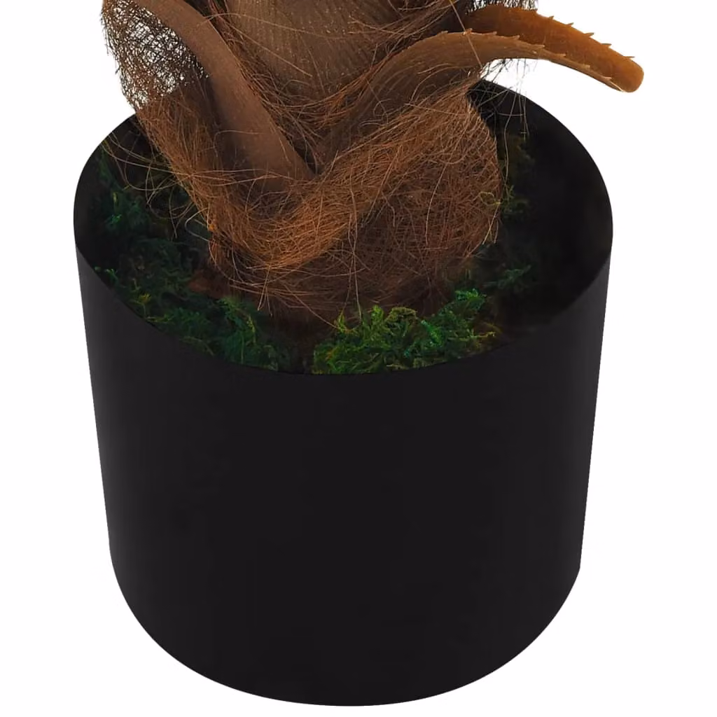 Berkfield Home Artificial Cycas Palm with Pot, Green, Height: 140 cm – 2