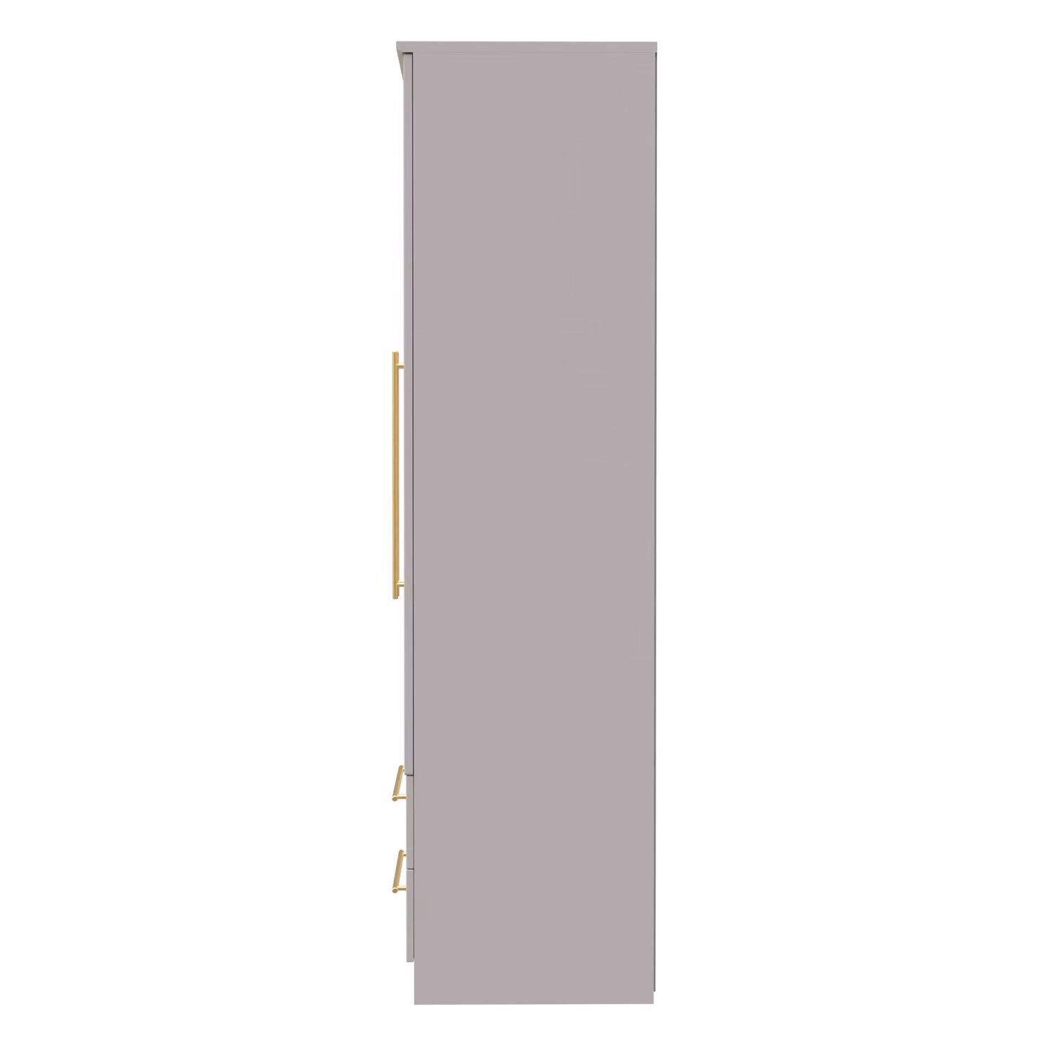 Helmsley 2 Door 2 Drawer Wardrobe in Taupe – 2