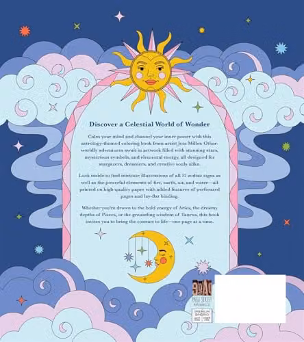 Art of the Zodiac: A Colouring Book for Adults by Page Street Publishing, Multicolour – 2