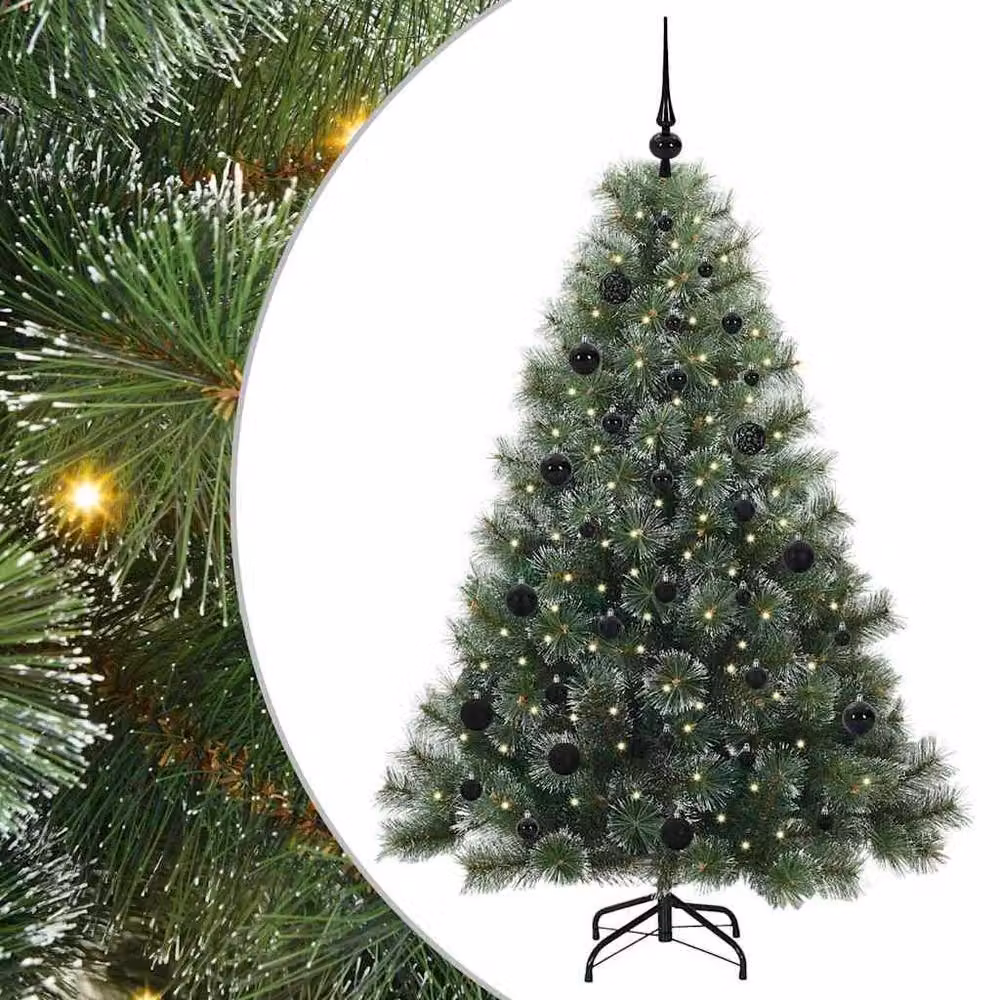 Berkfield Home Artificial Green Christmas Tree with 150 LEDs, Height: 150 cm – 2