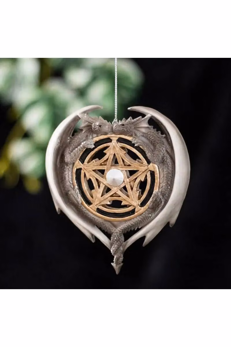 KDMD Dragon Magic Silver Metal Animal Hanging Ornament – 3