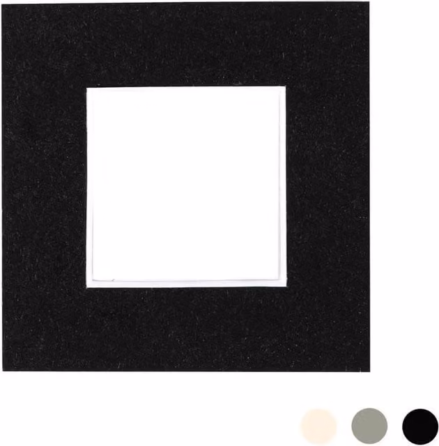 Kelvenix Black Wall Mount for 4 x 4 inch 3D Box Picture Frames