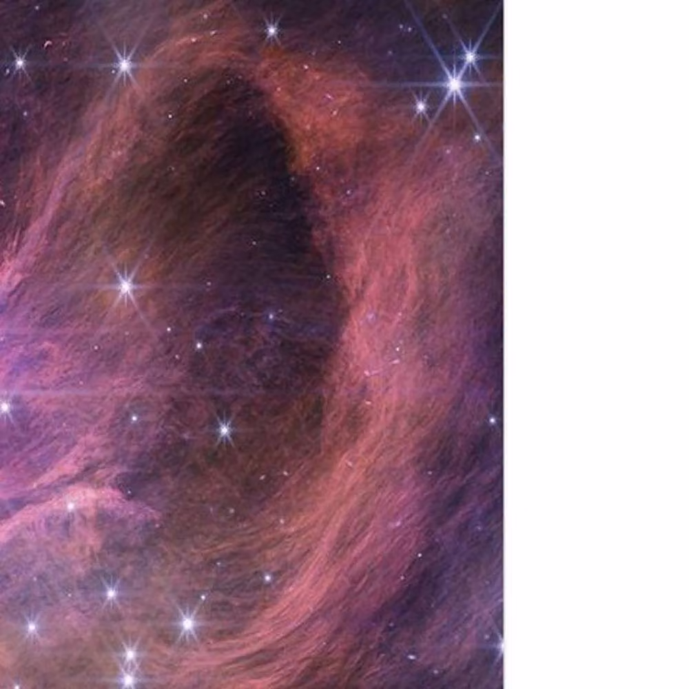 NASA Free Floating Brown Dwarf Nircam Paper Poster Print in Purple – 2