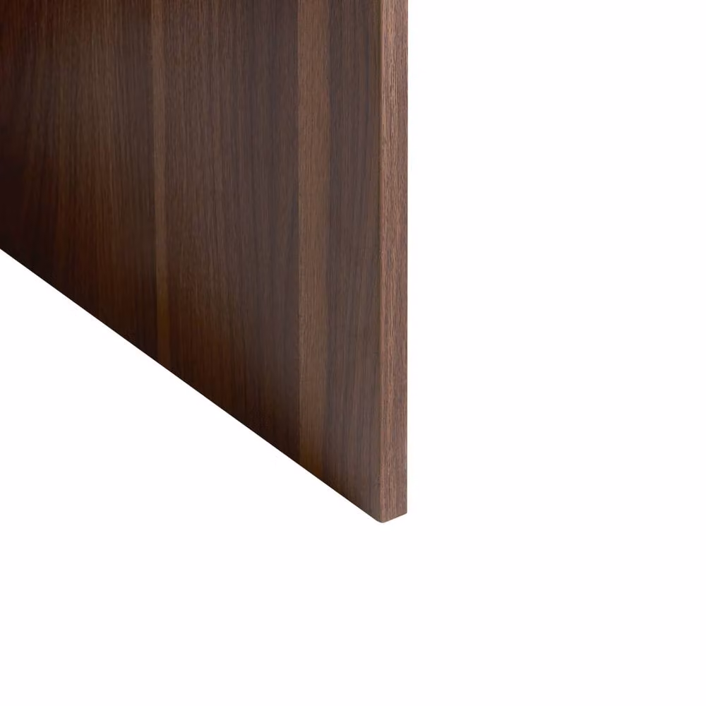 Wyld Haus Modern Writing Desk in Brown with Two Drawers – 6