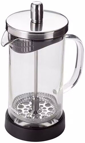 Judge 3 Cup Glass Cafetiere, 350ml, Silver – 1