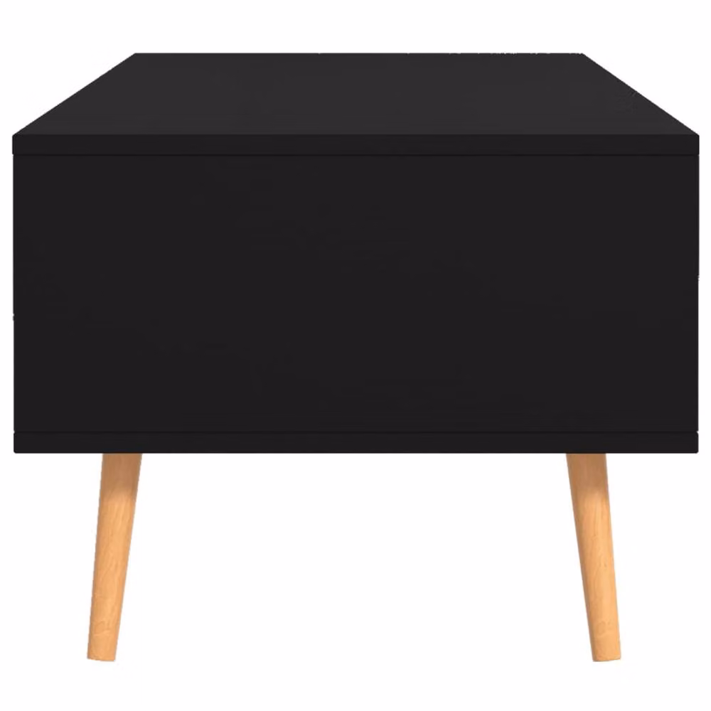 Berkfield Home Elegant Rectangular Coffee Table in Black, W/D/H: 100 x 49.5 x 43 cm – 3
