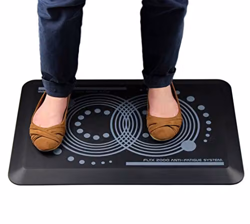 Floortex AFS-TEX 2000 Active Anti-Fatigue Standing Desk Mat in Grey – 2