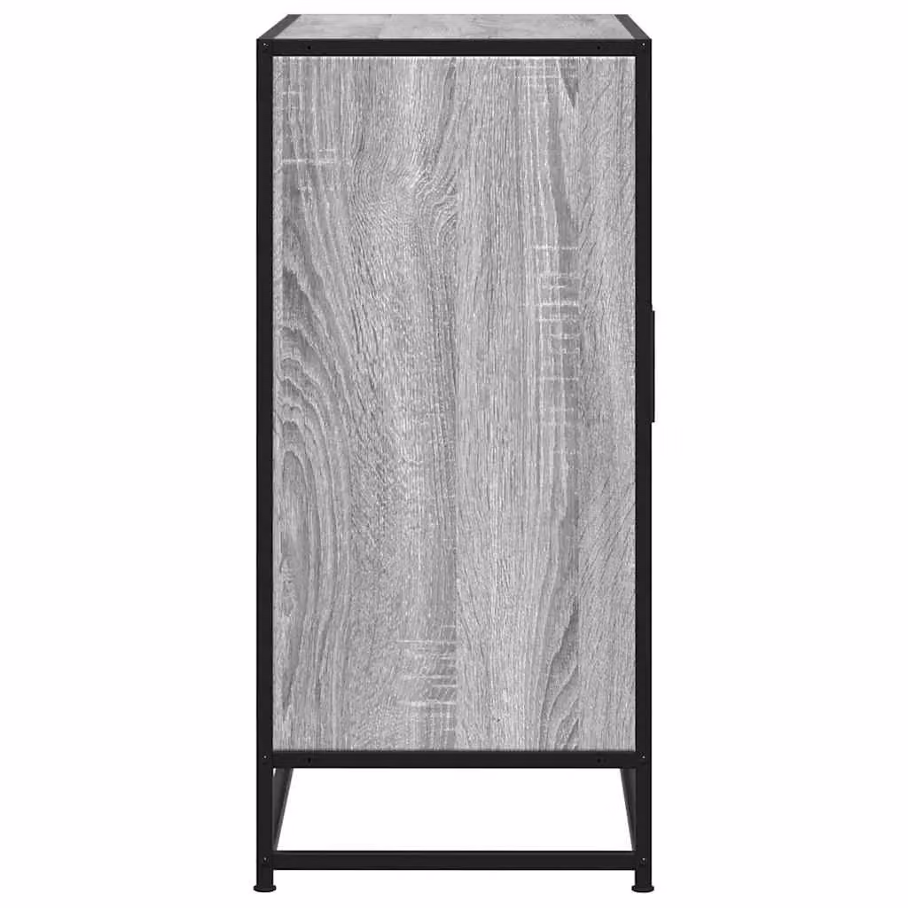Berkfield Home Grey Sonoma Sideboard in Engineered Wood and Metal, W/D/H: 68 x 35 x 76 cm – 5