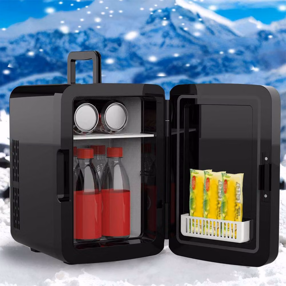 Crystals 10L Portable Mini Electric Cooler Fridge in Black – 2