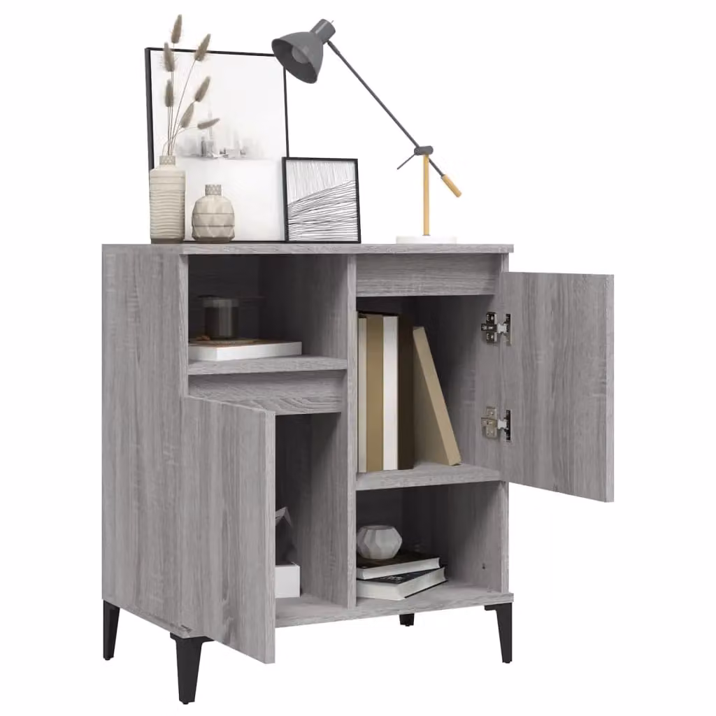 Berkfield Home Grey Sonoma Sideboard in Engineered Wood W/D/H: 60 x 35 x 70 cm – 3