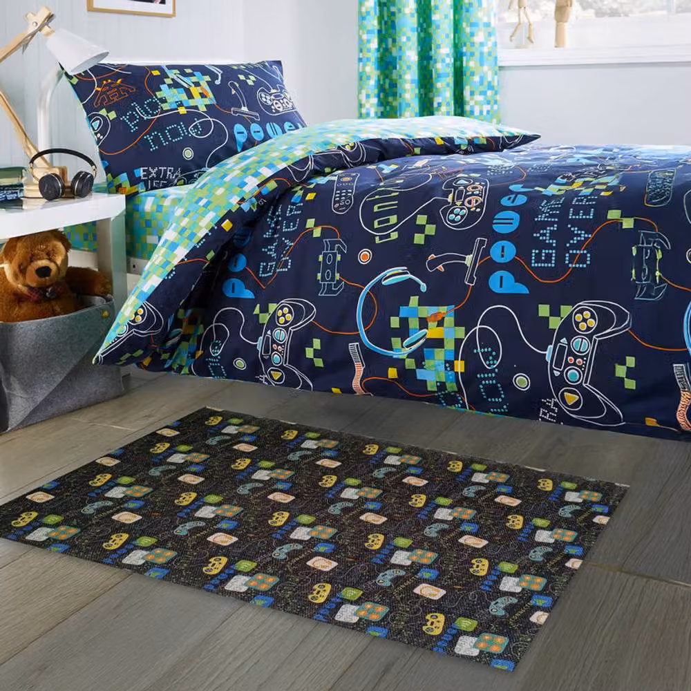 New Edge Blinds Gamer Printed Rug, Multicolour, W: 60 cm, D: 90 cm – 3