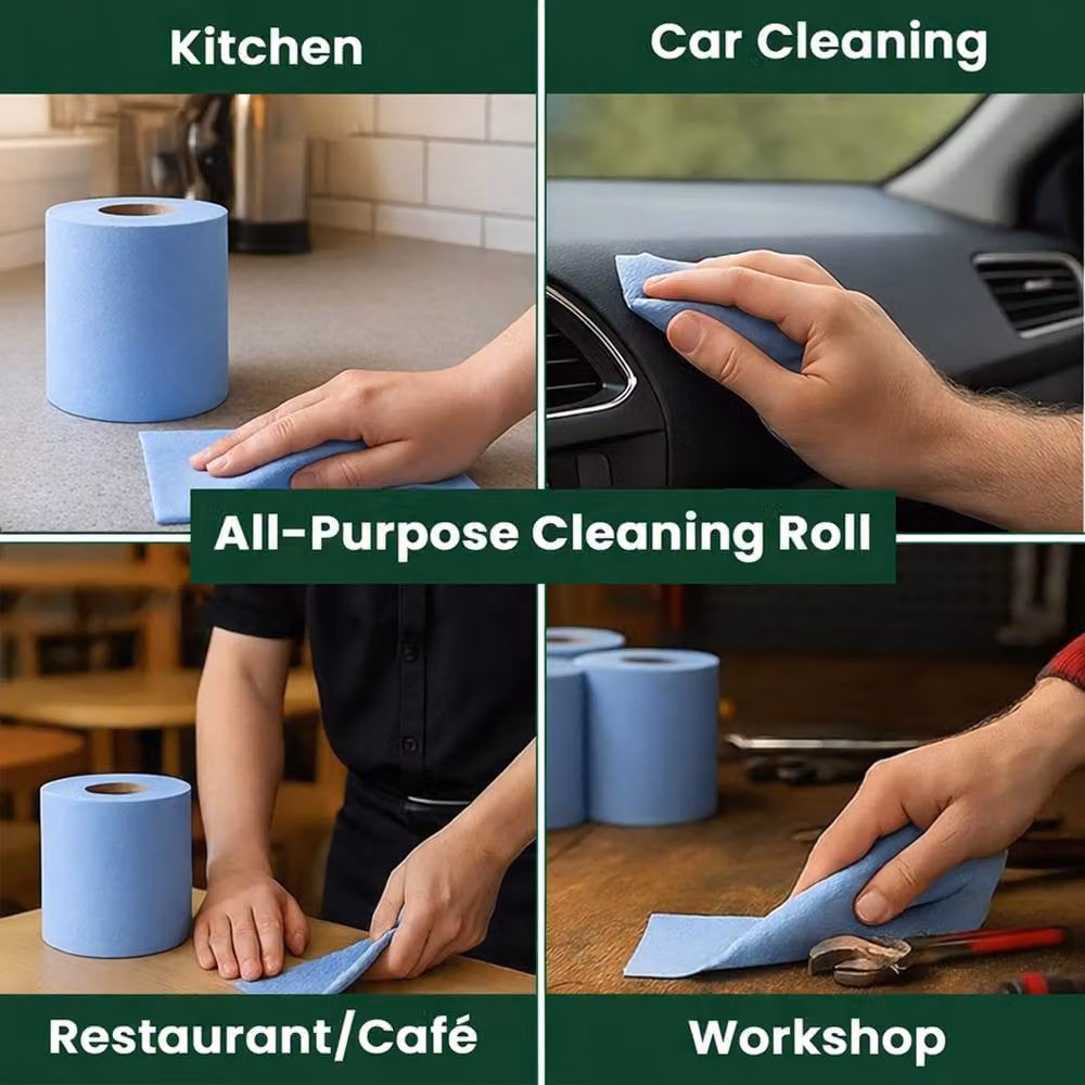 ECONX Blue 2-Ply Paper Hand Towel Centrefeed Rolls, 12 Pack – 7