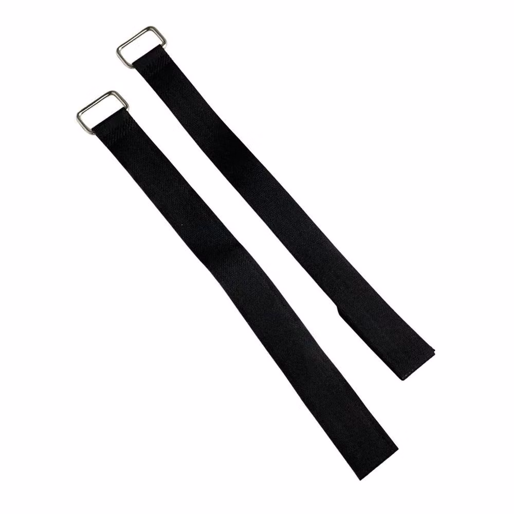 SPETLEK Adjustable Velcro Ratchet Strap with Metal Buckle, Black, W: 3 cm, L: 130 cm – 2