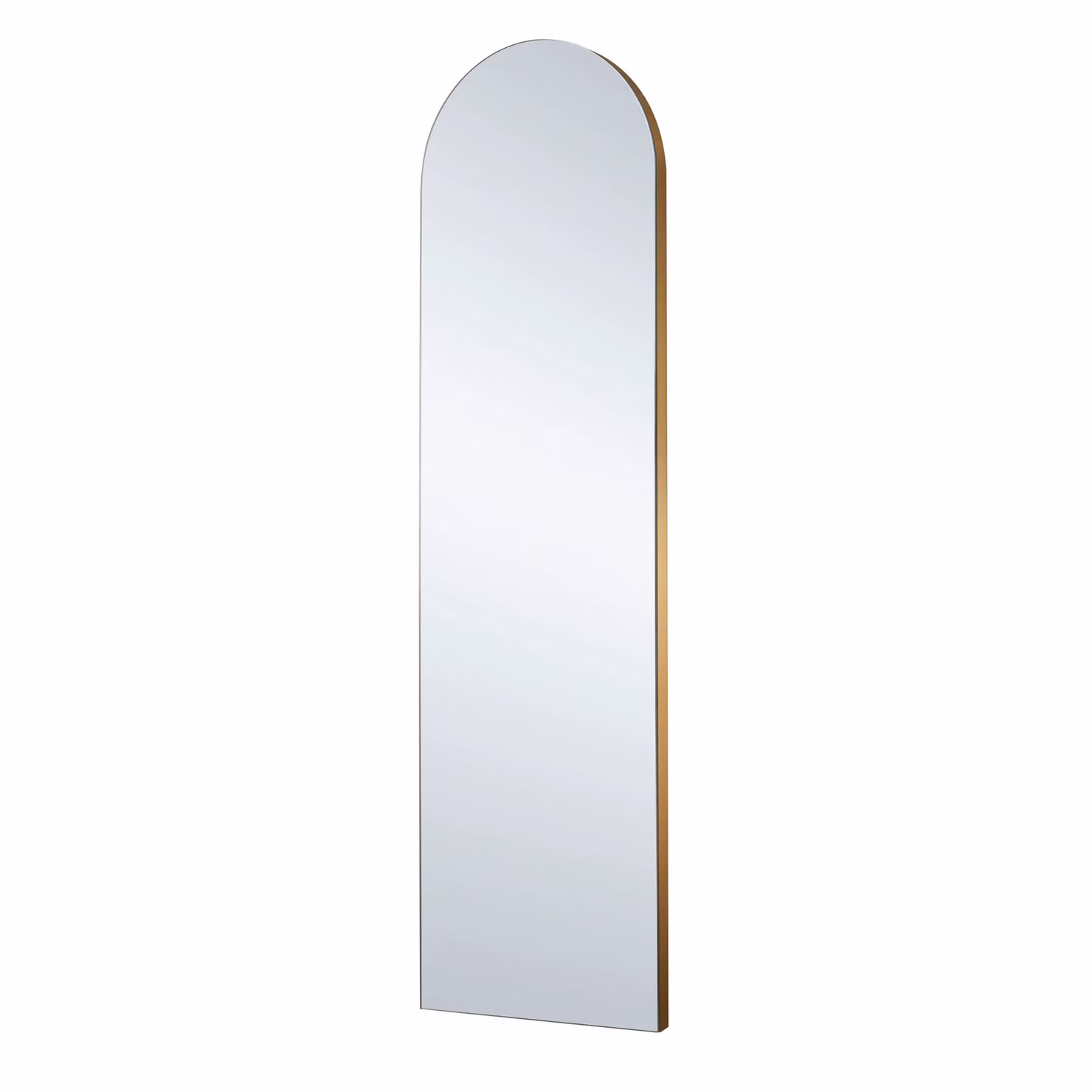 Yearn Mirrors Minimalist Arch Gold Tall Full Length Wall Mirror – 2