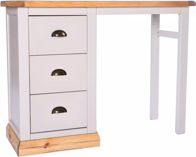 Cabinet Bits Bomporto 3 Drawer Dressing Table in Grey