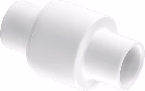 McAlpine R14 0.75 inch Straight In-Line Non-Return Valve Wasteflow in White