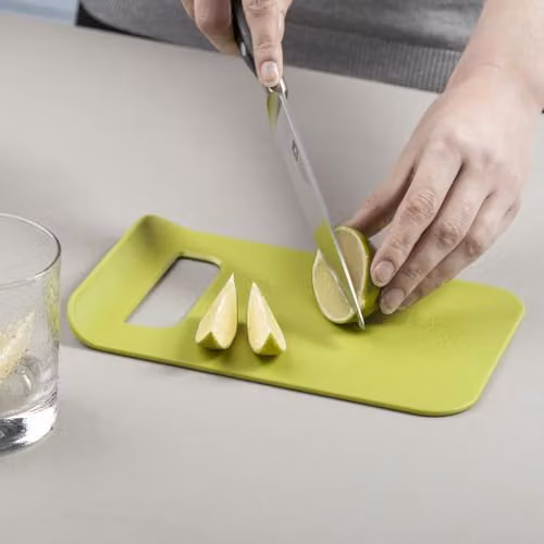 Zeal Straight To Pan Slim Kitchen Chopping Board, Green, W/D/H: 21.5 x 14.5 x 2 cm – 2