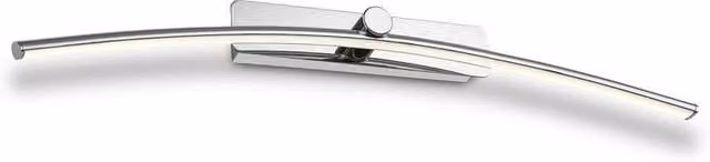 Netlighting Fusion LED Wall Picture Light, 12W, 3000K Warm White, 716lm, Polished Chrome Silver