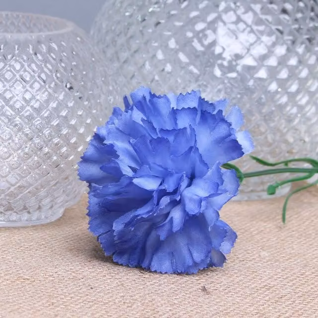 Kingsbury Gifts Royal Blue Artificial Silk Single Carnation