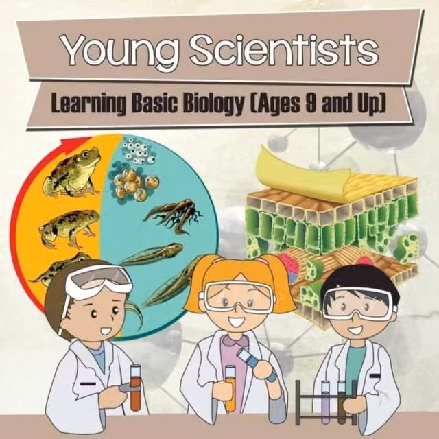 Baby Professor Young Scientists: Learning Basic Biology Paperback, White