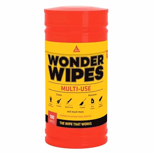 Sika Wonder Multi-Use Cleaning Wipes, 100 Pack, Red