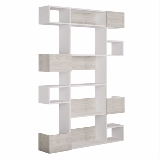 CALICOSY NIHO 9-Shelf Freestanding Unit in White