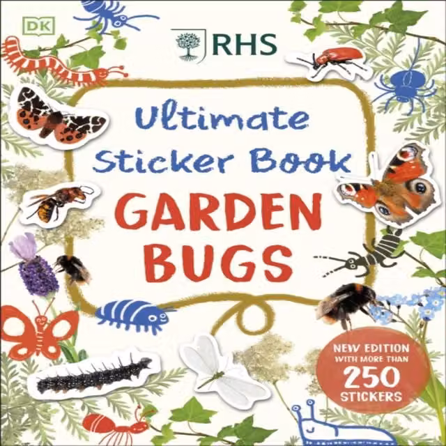 DK RHS Ultimate Sticker Book Garden Bugs Multicolour Paperback