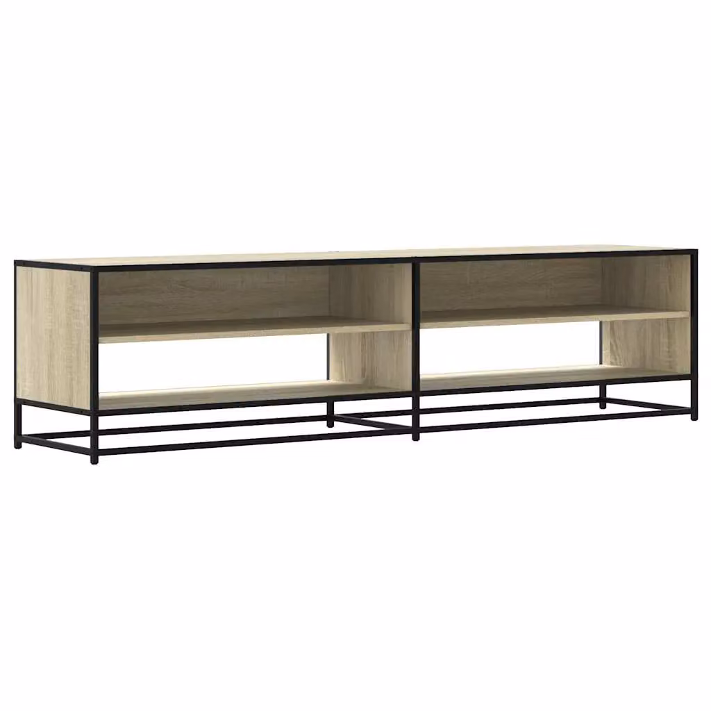 Berkfield Home TV Cabinet in Sonoma Oak Brown, W/D/H: 180.5 x 40 x 46 cm – 2