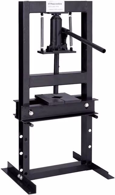 Livingandhome 6 Ton Floor Standing Hydraulic Press in Black