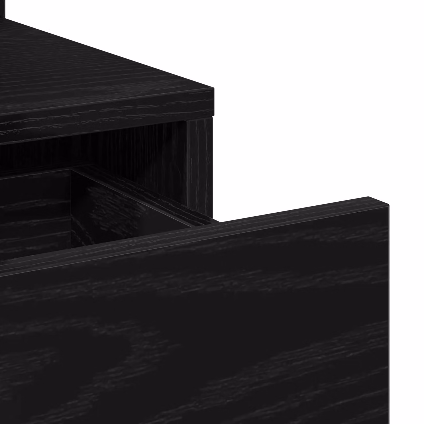 Berkfield Home Modern Dressing Table with LED Mirror in Black Oak – 4