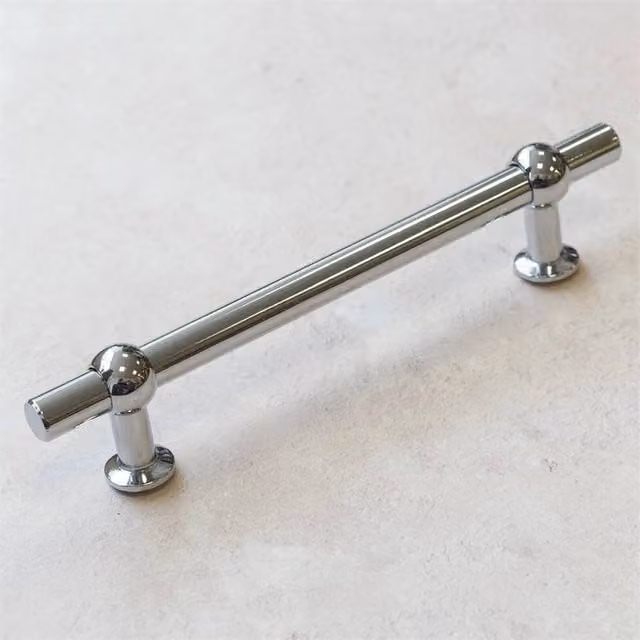 Havendro Polished Chrome Silver Bar Kitchen Cupboard Handle, 160 mm