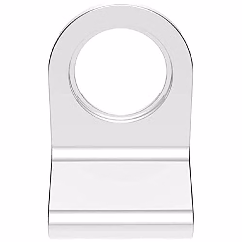 Loops Cylinder Latch Pull Night Latch Door Handle in Silver and Multicolour
