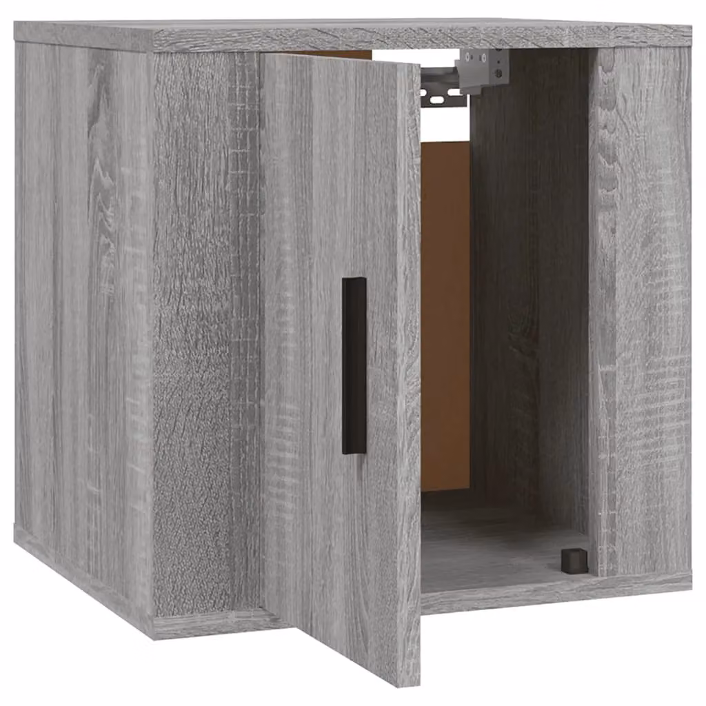 Berkfield Home Wall Mounted TV Cabinets, 2 Piece Set in Grey Sonoma, W/D/H: 40 x 34.5 x 40 cm – 3