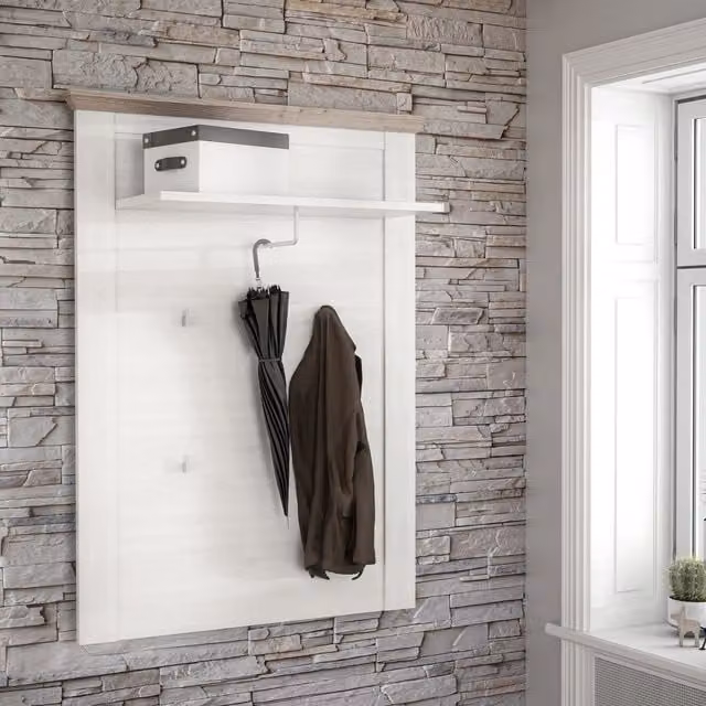 Illopa Wood Look Wall Panel in Oak Nelson and Snowy Oak