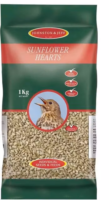 Johnston & Jeff Sunflower Hearts, 1kg