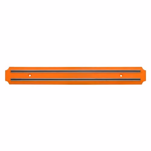 Premier Housewares Magnetic Knife Storage Bar in Orange Plastic