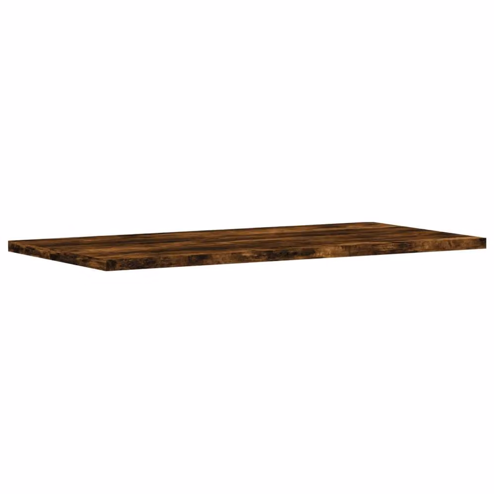 Berkfield Home Set of 4 Smoked Oak Wall Mounted Shelves, Brown MDF, W: 60 cm, D: 30 cm, H: 1.5 cm – 3