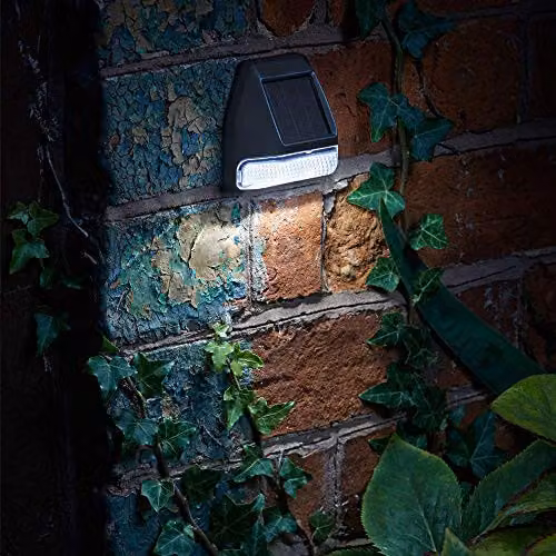 Smart Garden Products Altuna Solar Powered LED Wall and Post Light in Black and Multicolour – 2