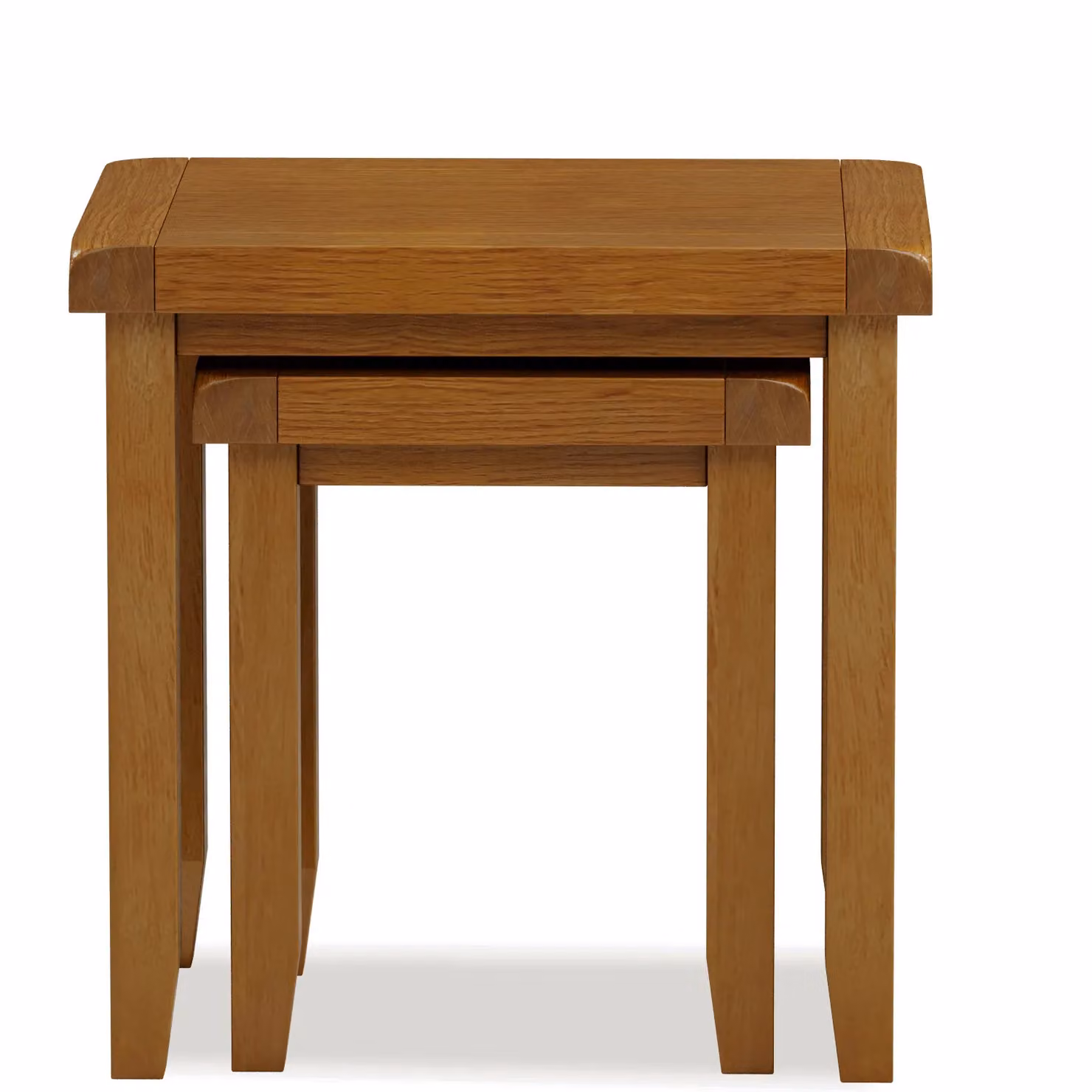 Rest Relax Elston Oak Nest of 2 Tables in Brown – 2