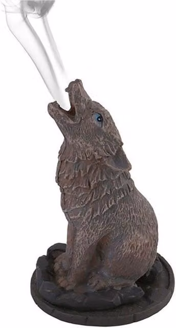 KDMD Wolf Incense Cone Holder in Grey – 1